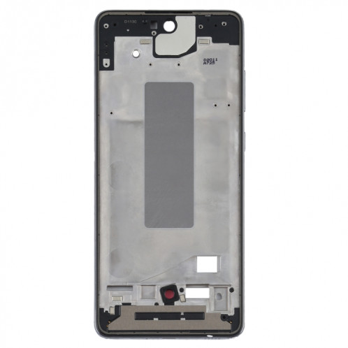 Pour Samsung Galaxy A72 5G SM-A726 plaque de lunette de cadre moyen (noir) SH337B1639-06