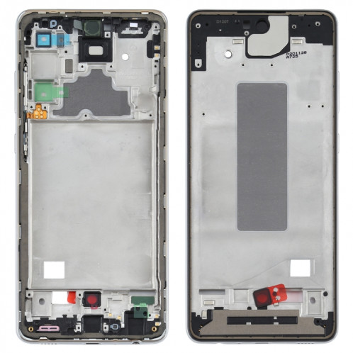 Pour Samsung Galaxy A72 5G SM-A726 plaque de lunette de cadre moyen (argent) SH337S1517-06