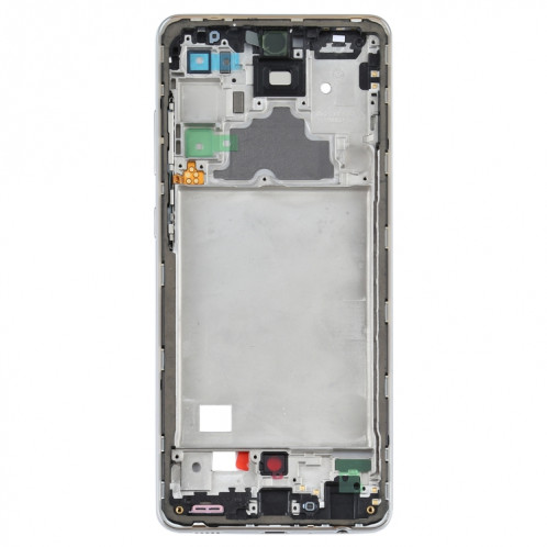 Pour Samsung Galaxy A72 5G SM-A726 plaque de lunette de cadre moyen (argent) SH337S1517-06