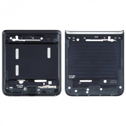 Pour Samsung Galaxy Z Flip 5G SM-F707 Plaque de lunette de cadre inférieur moyen (noir) SH339B997-06