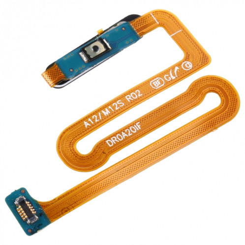 Pour Samsung Galaxy M12 / A12 / SM-A125 / M125 Câble flexible du capteur d'empreintes digitales (noir) SH363B1506-04