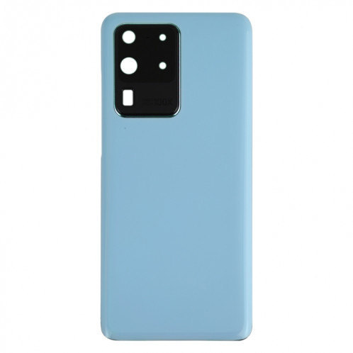 Coque arrière de batterie pour Samsung Galaxy S20 Ultra avec cache d'objectif d'appareil photo (bleu) SH77LL932-06