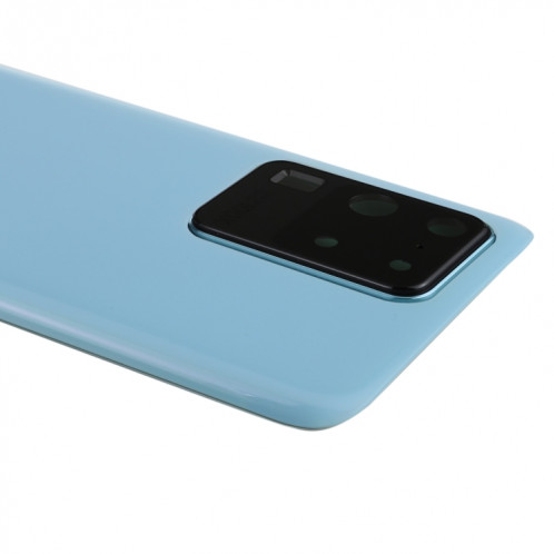 Coque arrière de batterie pour Samsung Galaxy S20 Ultra avec cache d'objectif d'appareil photo (bleu) SH77LL932-06
