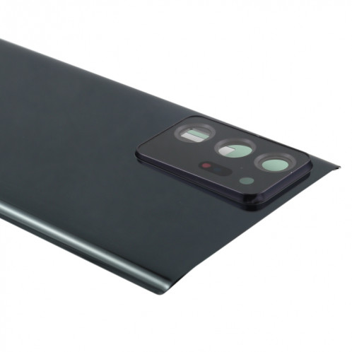 Coque arrière de batterie pour Samsung Galaxy Note20 Ultra avec cache d'objectif d'appareil photo (noir) SH78BL1606-06