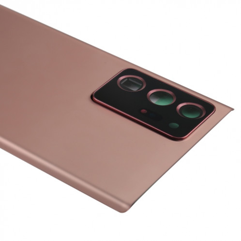 Coque arrière de batterie pour Samsung Galaxy Note20 Ultra avec cache d'objectif d'appareil photo (or rose) SH8RGL963-06