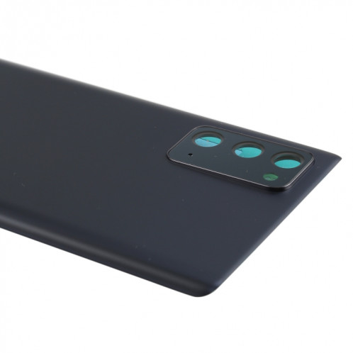 Coque arrière de batterie pour Samsung Galaxy Note20 avec cache d'objectif d'appareil photo (noir) SH79BL508-06