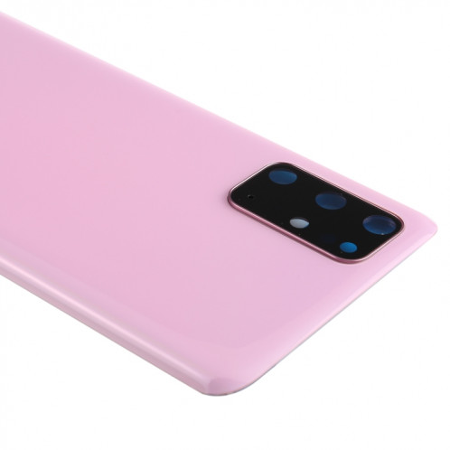 Coque arrière de batterie pour Samsung Galaxy S20+ avec cache d'objectif d'appareil photo (rose) SH80FL1704-06