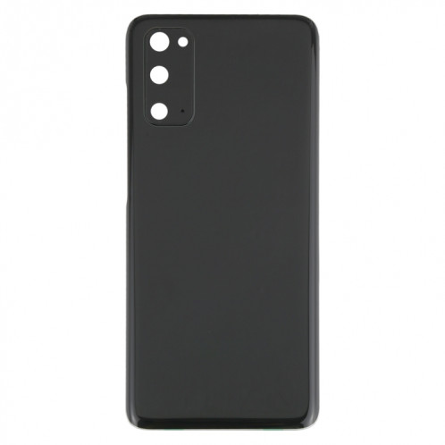Coque arrière de batterie pour Samsung Galaxy S20 avec cache d'objectif d'appareil photo (noir) SH81BL1783-06