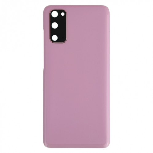 Coque arrière de batterie pour Samsung Galaxy S20 avec cache d'objectif d'appareil photo (rose) SH81FL1853-06