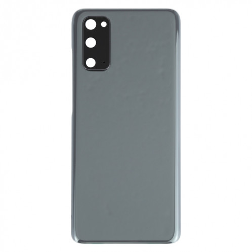 Coque arrière de batterie pour Samsung Galaxy S20 avec cache d'objectif d'appareil photo (gris) SH81HL1972-06