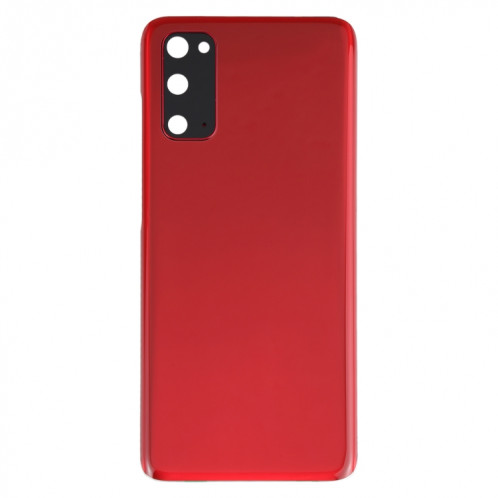 Coque arrière de batterie pour Samsung Galaxy S20 avec cache d'objectif d'appareil photo (rouge) SH81RL1695-06