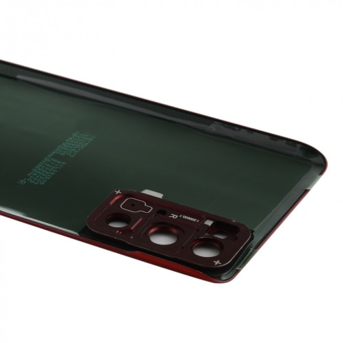 Coque arrière de batterie pour Samsung Galaxy S20 FE avec cache d'objectif d'appareil photo (rouge) SH84RL198-06