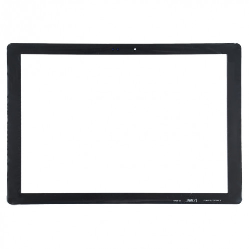 Pour Samsung Galaxy TabPro S SM-W700 Lentille en verre extérieure de l'écran avant (noir) SH94BL249-06