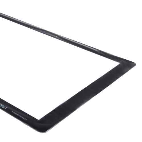 Pour Samsung Galaxy TabPro S SM-W700 Lentille en verre extérieure de l'écran avant (noir) SH94BL249-06