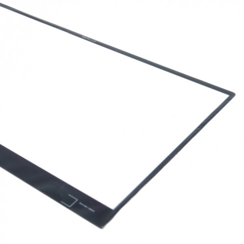 Pour Samsung Galaxy Book S SM-W767 Lentille en verre extérieure de l'écran avant (noir) SH95BL1376-06