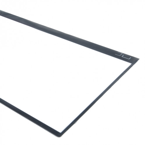 Pour Samsung Galaxy Book S SM-W767 Lentille en verre extérieure de l'écran avant (noir) SH95BL1376-06