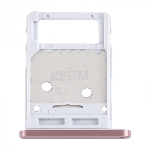 Pour Samsung Galaxy Tab S7 SM-T870/T875 Plateau de carte SIM + Plateau de carte Micro SD (Rose) SH403F374-04