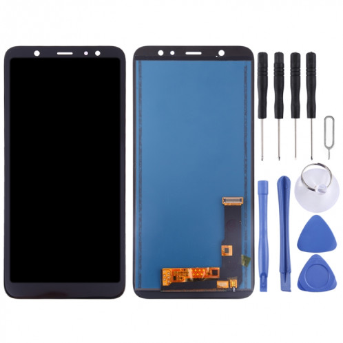 Écran LCD TFT pour Galaxy A6+ (2018) avec assemblage complet du numériseur (noir) SH407B1655-06