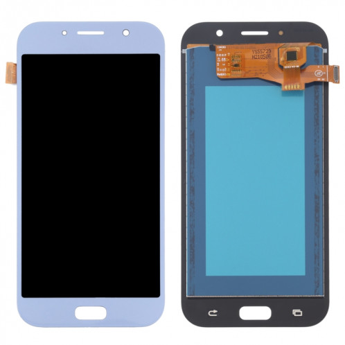 Écran LCD TFT pour Galaxy A7 (2017), A720FA, A720F/DS avec numériseur complet (Bleu) SH09LL1117-06