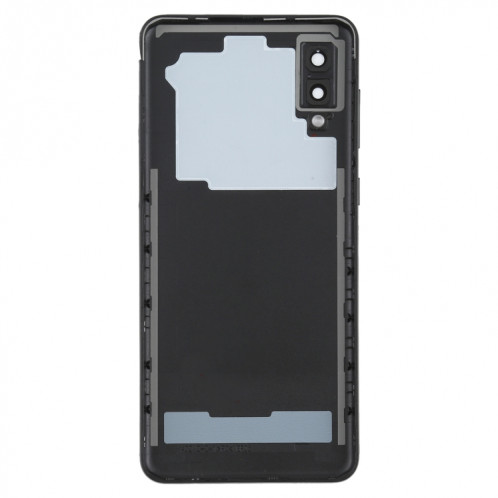 Coque arrière de batterie pour Samsung Galaxy A02 avec cache d'objectif d'appareil photo (noir) SH29BL586-06