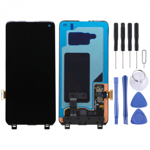 Écran LCD Super AMOLED d'origine pour Galaxy S10 4G avec assemblage complet du numériseur (noir) SH466B986-06