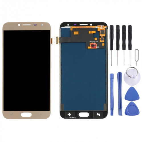 Écran LCD TFT pour Galaxy J4, J400F/DS, J400G/DS avec numériseur complet (or) SH467J368-05