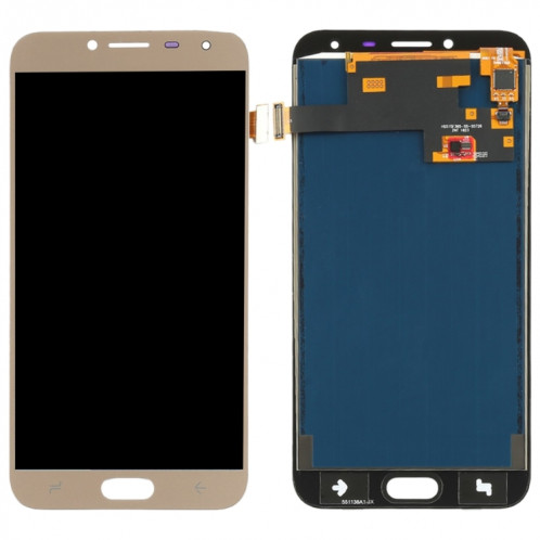 Écran LCD TFT pour Galaxy J4, J400F/DS, J400G/DS avec numériseur complet (or) SH467J368-05