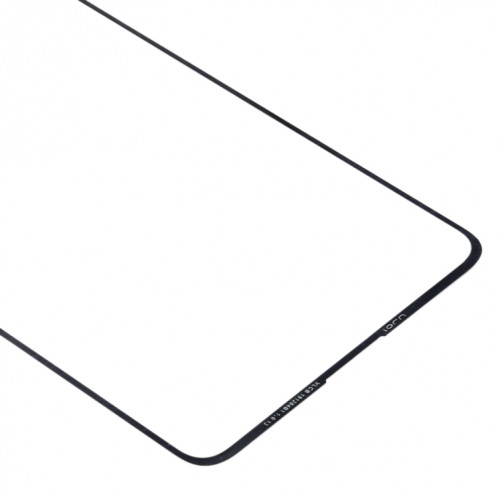 Pour Samsung Galaxy A51 10pcs lentille extérieure en verre d'écran avant (noir) SH501B678-06