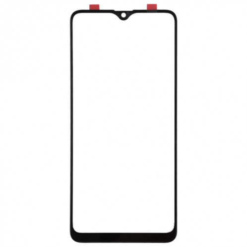 Pour Samsung Galaxy A20s 10pcs lentille extérieure en verre pour écran avant (noir) SH503B1916-06