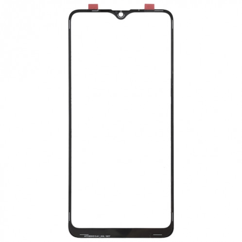 Pour Samsung Galaxy A20s 10pcs lentille extérieure en verre pour écran avant (noir) SH503B1916-06