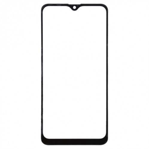 Pour Samsung Galaxy A10s 10pcs lentille extérieure en verre pour écran avant (noir) SH504B1883-06