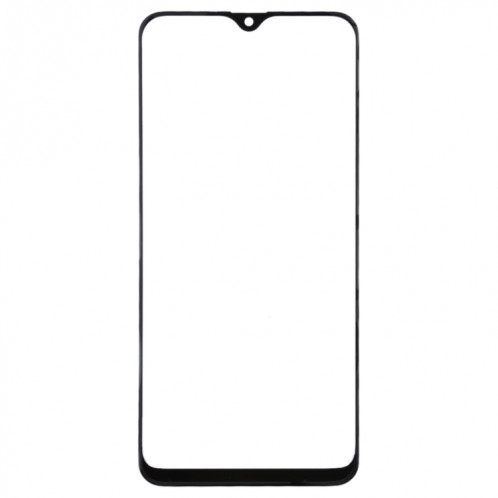 Pour Samsung Galaxy A30s 10pcs Lentille en verre extérieure de l'écran avant (Noir) SH505B81-06