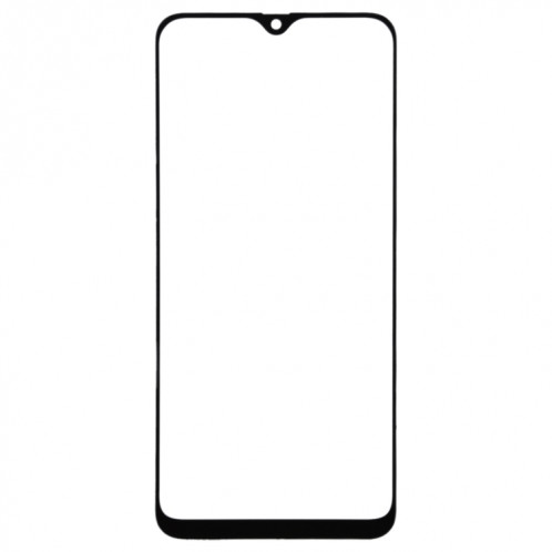 Pour Samsung Galaxy A40s 10pcs Lentille en verre extérieure de l'écran avant (Noir) SH506B245-06