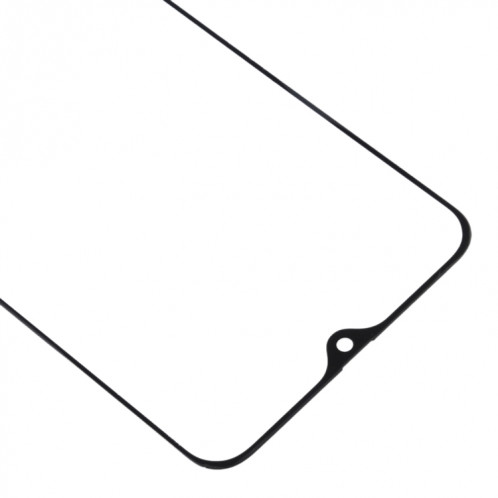 Pour Samsung Galaxy A40s 10pcs Lentille en verre extérieure de l'écran avant (Noir) SH506B245-06