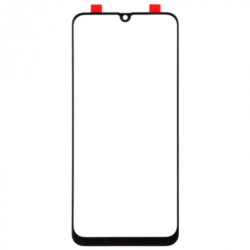 Pour Samsung Galaxy A50s 10pcs Lentille en verre extérieure de l'écran avant (Noir) SH507B1866-06