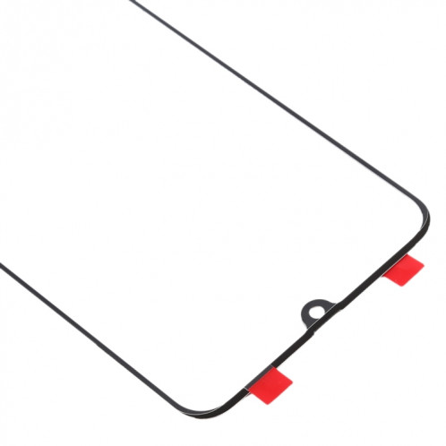 Pour Samsung Galaxy A50s 10pcs Lentille en verre extérieure de l'écran avant (Noir) SH507B1866-06
