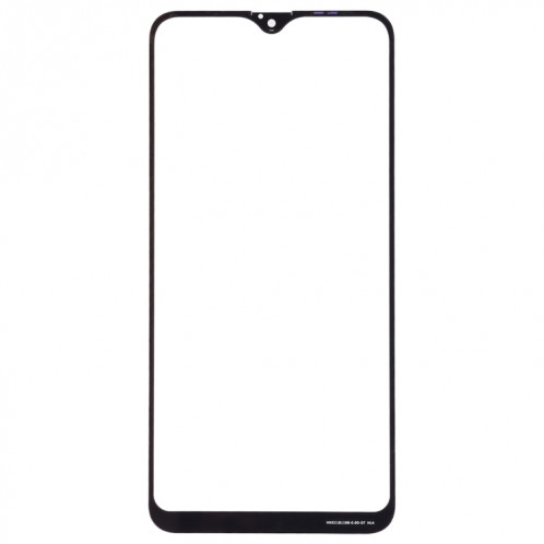 Pour Samsung Galaxy A10 10pcs Lentille en verre extérieure de l'écran avant (Noir) SH514B758-06