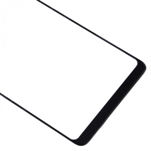 Pour Samsung Galaxy A8 Star / A9 Star 10pcs Lentille en verre extérieure de l'écran avant (Noir) SH517B668-06