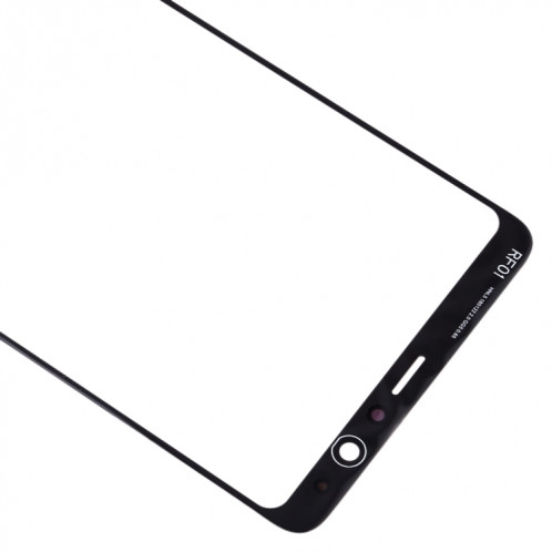 Pour Samsung Galaxy A8 Star / A9 Star 10pcs Lentille en verre extérieure de l'écran avant (Noir) SH517B668-06