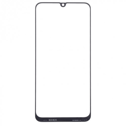 Pour Samsung Galaxy A50 / A30 / M30 / A4S 10pcs Lentille en verre extérieure de l'écran avant (Noir) SH518B1276-06