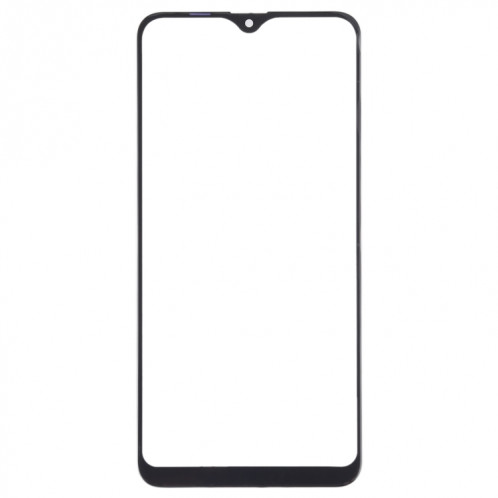 Pour Samsung Galaxy M20 10pcs lentille extérieure en verre d'écran avant (noir) SH519B1645-04