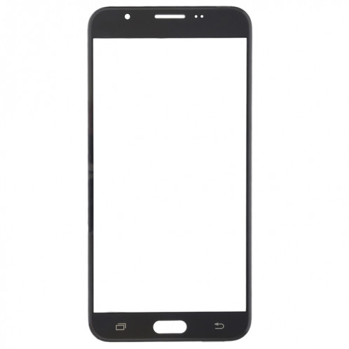 Pour Samsung Galaxy J7 V / J727V / J727P 10pcs Lentille en verre extérieure de l'écran avant (Noir) SH23BL780-06