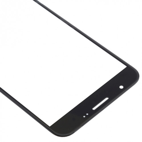 Pour Samsung Galaxy J7 V / J727V / J727P 10pcs Lentille en verre extérieure de l'écran avant (Noir) SH23BL780-06