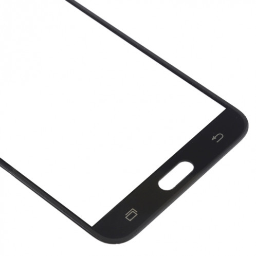 Pour Samsung Galaxy J7 V / J727V / J727P 10pcs Lentille en verre extérieure de l'écran avant (Noir) SH23BL780-06