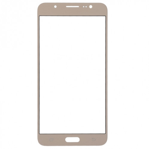 Pour Samsung Galaxy J7 (2016), J710F, J710FN, J710M/MN, J7108 10pcs lentille extérieure en verre d'écran avant (or) SH24JL85-06