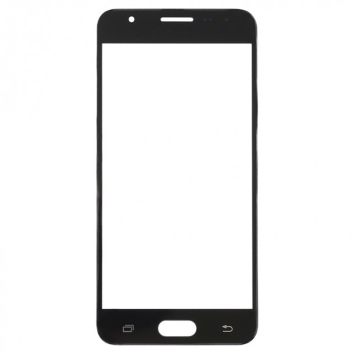 Pour Samsung Galaxy J5 Prime, On5 (2016), G570F/DS, G570Y Lentille extérieure en verre de l'écran avant 10 pièces (noir) SH25BL879-06