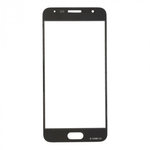 Pour Samsung Galaxy J5 Prime, On5 (2016), G570F/DS, G570Y Lentille extérieure en verre de l'écran avant 10 pièces (noir) SH25BL879-06