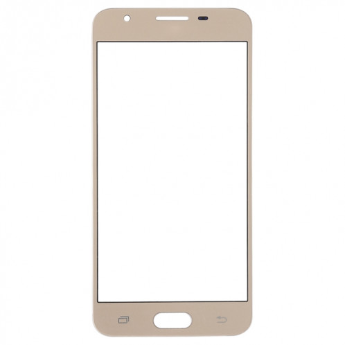 Pour Samsung Galaxy J5 Prime, On5 (2016), G570F/DS, G570Y Lentille extérieure en verre de l'écran avant 10 pièces (or) SH25JL1038-06