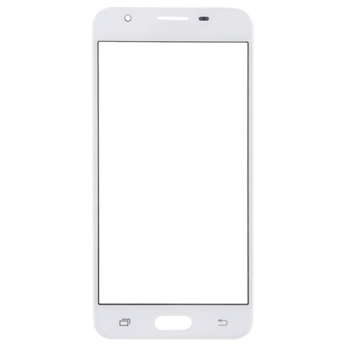 Pour Samsung Galaxy J5 Prime, On5 (2016), G570F/DS, G570Y 10 lentilles extérieures en verre pour écran avant (blanc) SH5LWL1746-06