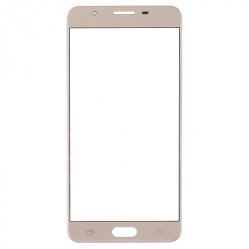 Pour Samsung Galaxy J7 Prime, On7 (2016), G610F, G610F/DS, G610F/DD, G610M, G610M/DS, G610Y/DS 10pcs lentille extérieure en verre d'écran avant (or) SH26JL338-06